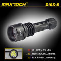 Maxtoch DI6X-5 3 * crie 3000LM imperméable T6 lampe tactique